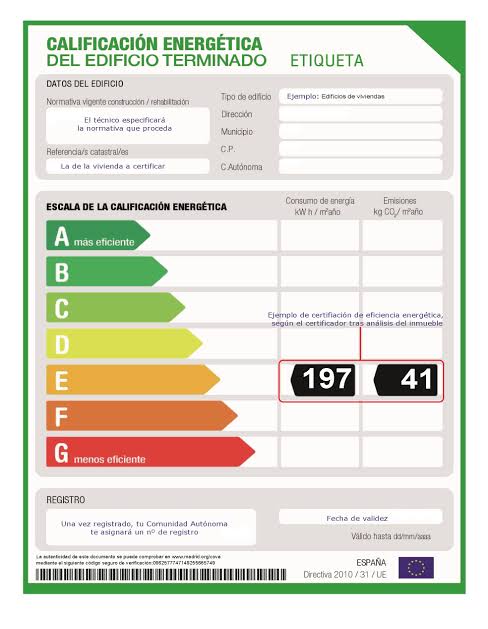 Energy certificate (CEE)