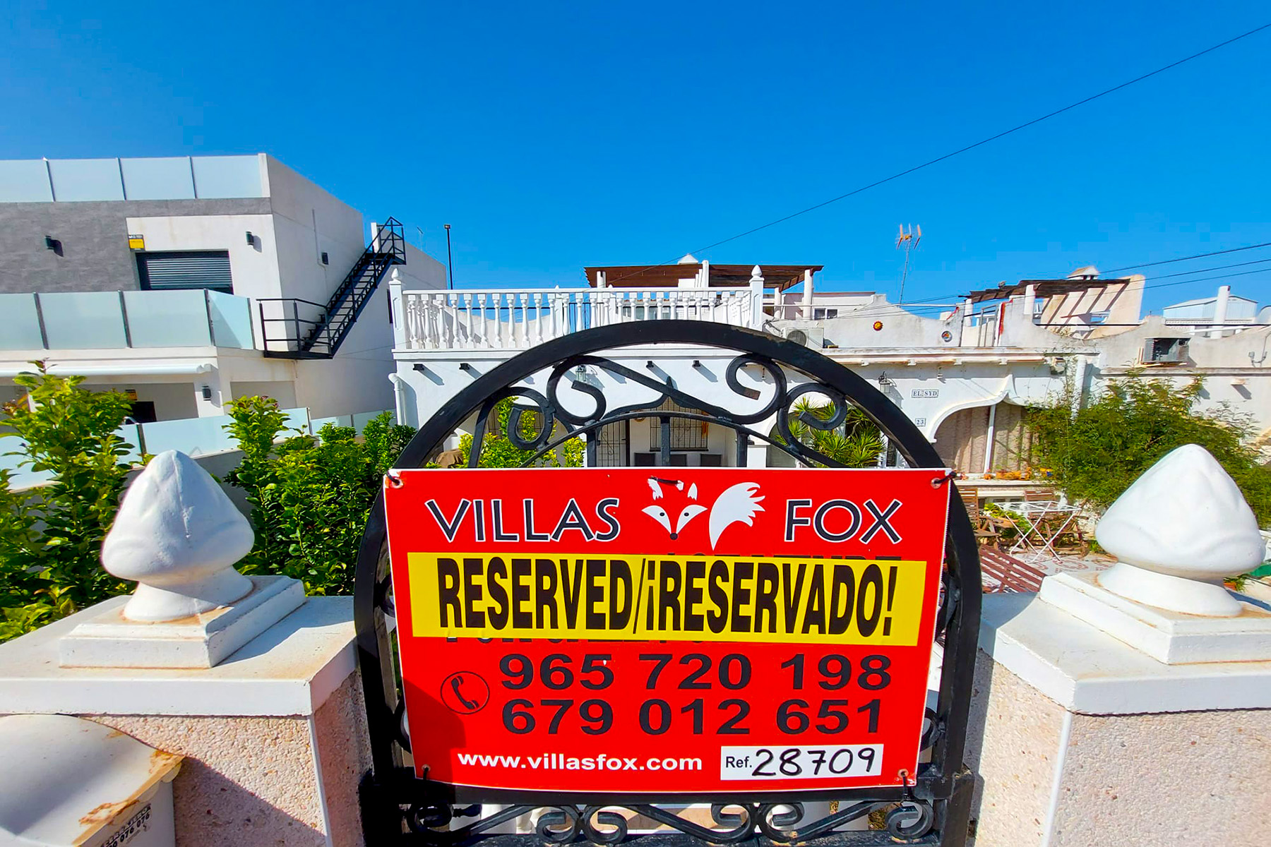 RESERVERT! 2-roms hjørnehus med hage, Balcón de la Costa Blanca, San Miguel de Salinas
