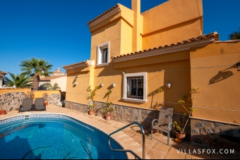 28735, El Galan detached villa with pool and parking, corner plot for sale