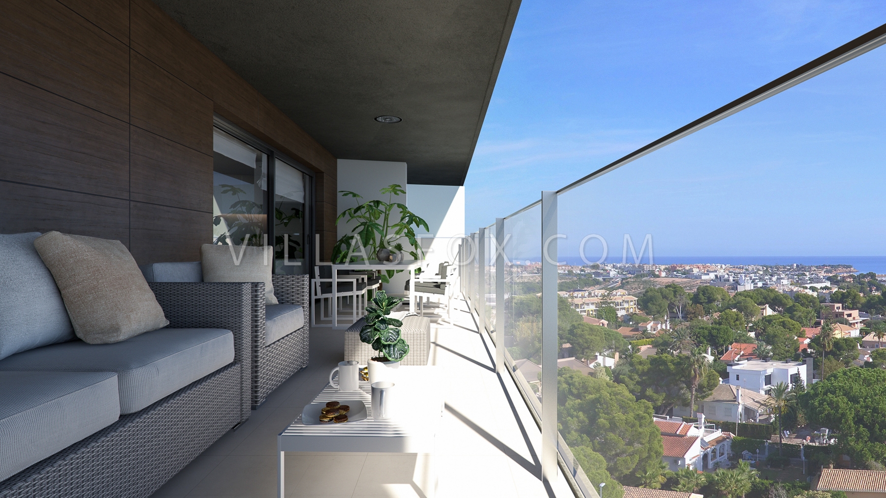 New-build 3-bedroom luxury apartments Campoamor Orihuela Costa-45