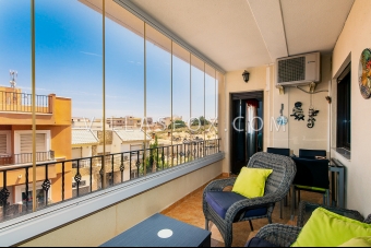 1142, 3-bedroom, top-floor apartment with pool and garage