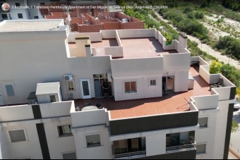 1162, apartamento de cobertura San Miguel de Salinas Res. Angelina com vistas incríveis e espaço de garagem