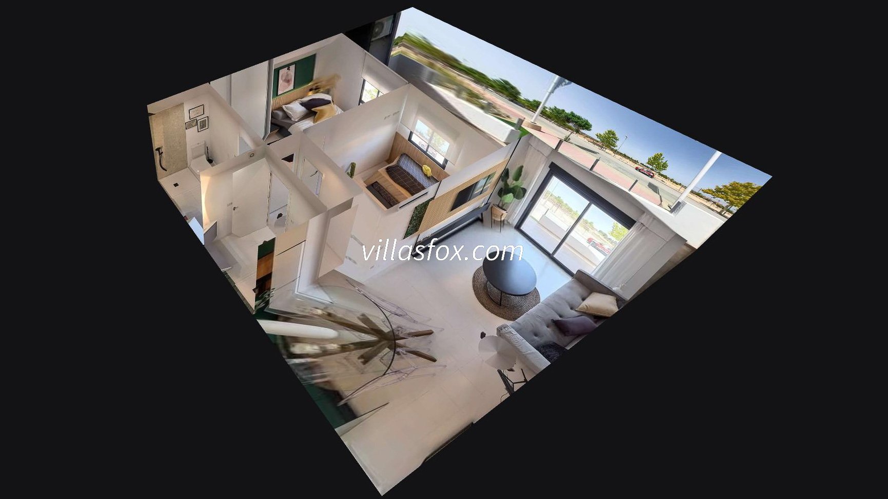 Residencial Saoco - luksusleiligheter i første og øverste etasje i San Miguel de Salinas