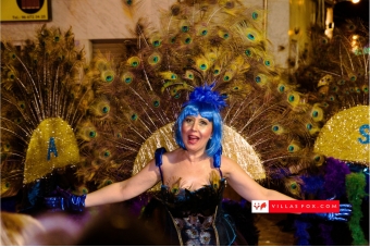 קרנבל San Miguel de Salinas Peacock danser Villas fox