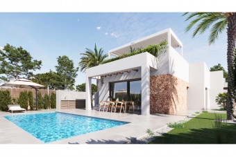 1386, Detached villa 3 bedrooms 2 bathrooms Cabo Roig