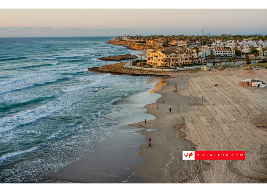 la zenia beach from hotel