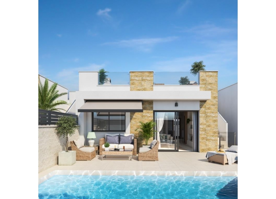 New-build Detached villa 3 bed - 2bath with swimming pool