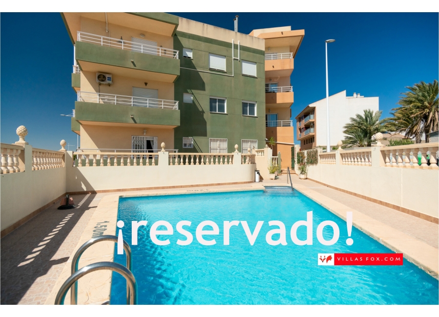 2-bedroom, 2-bathroom, ground-floor apartment, San Miguel de Salinas town centre