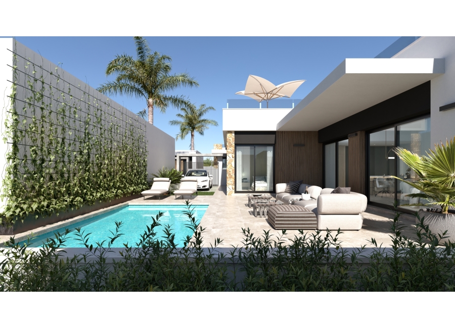 New-build detached villas 3 beds 2 baths fully furnished 