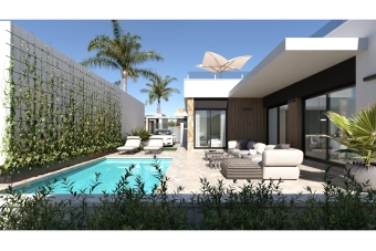 1456, New-build detached villas 3 beds 2 baths fully furnished 