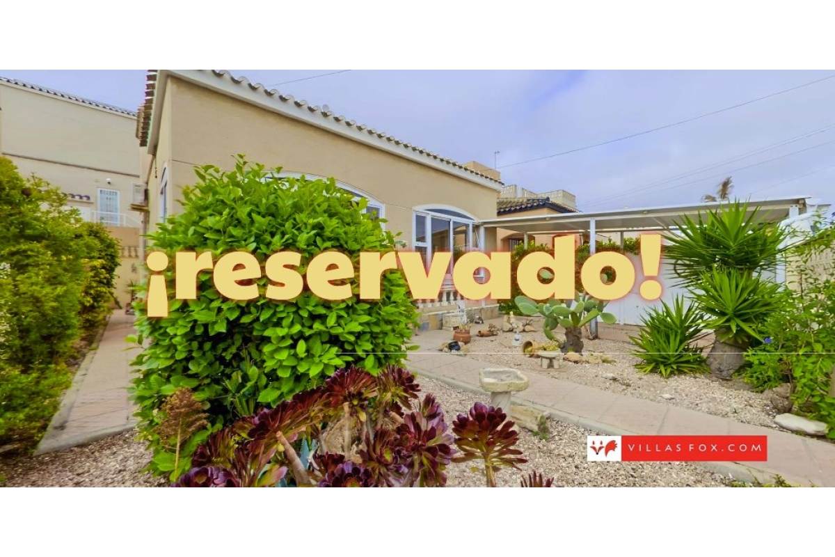 RESERVED! 3-bedroom, 2-bathroom detached villa, Balcón de la Costa Blanca, San Miguel de Salinas