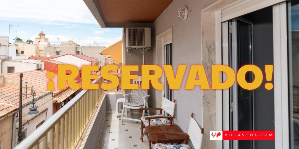 RESERVED! 3-bedroom apartment, San Miguel de Salinas town centre