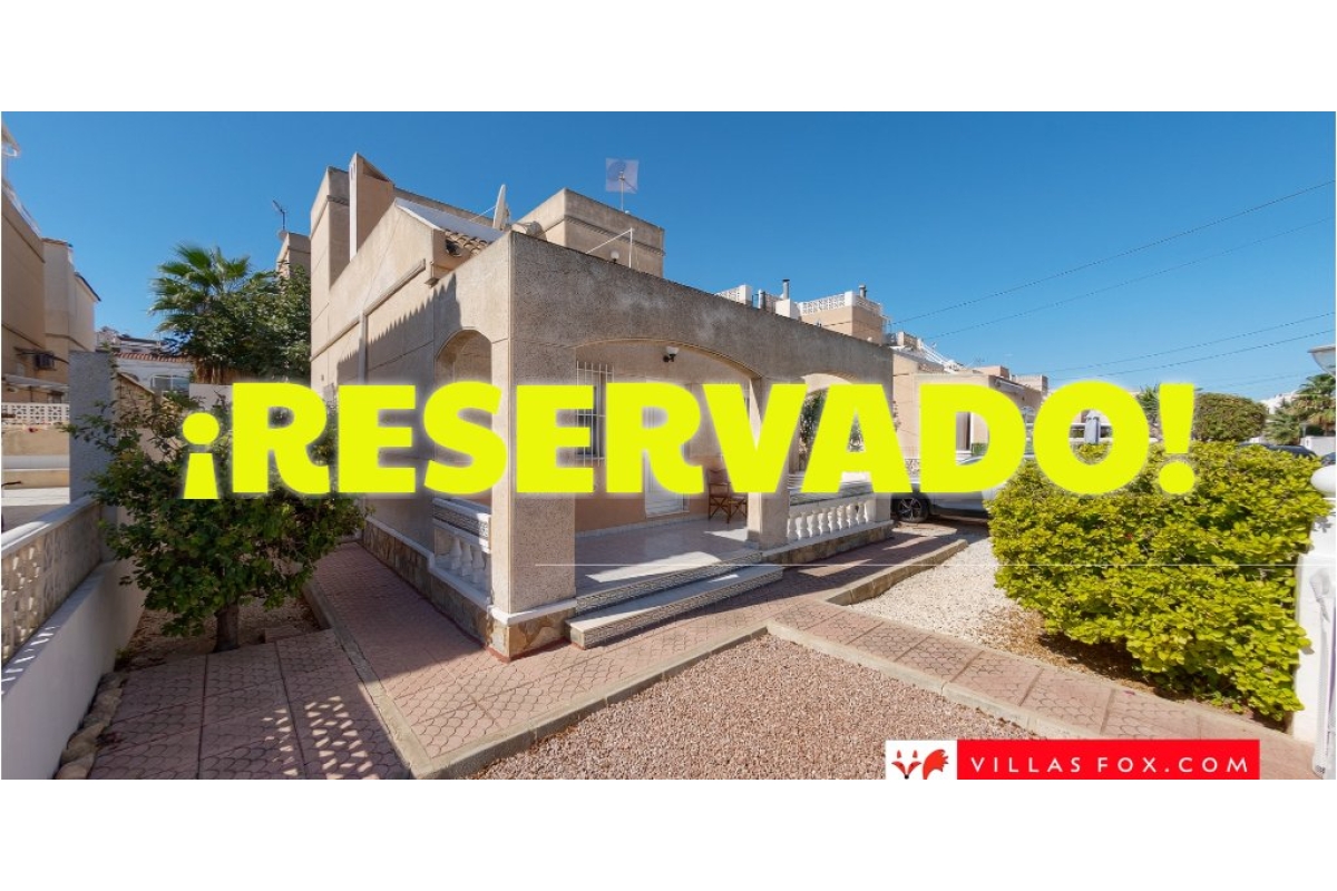 RESERVED!  3-bedroom detached villa with large garden, Balcón de la Costa Blanca, San Miguel de Salinas