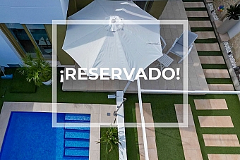 1567, RESERVED! Vistabella Golf luxury modern 3-bedroom villa with pool, parking, solarium in excellent condition
