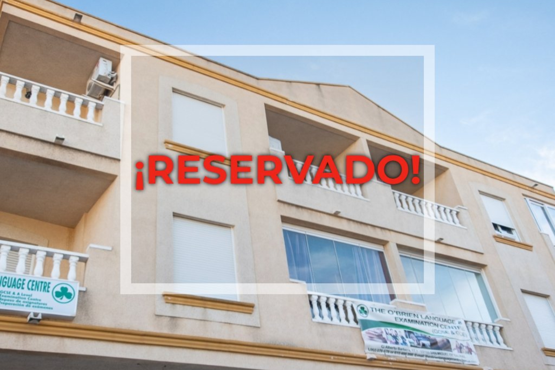 RESERVED! Top-floor, 2-bedroom apartment with lift for sale, San Miguel de Salinas
