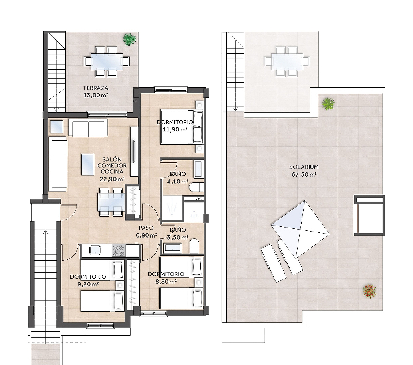 New-build apartments, Mirador de San Miguel, San Miguel de Salinas-36