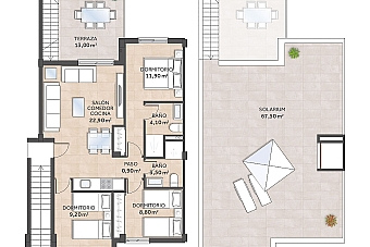 New-build apartments, Mirador de San Miguel, San Miguel de Salinas-36