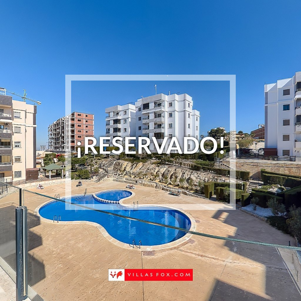 RESERVED! Res. Angelina 2nd floor modern apartment facing pool, San Miguel de Salinas