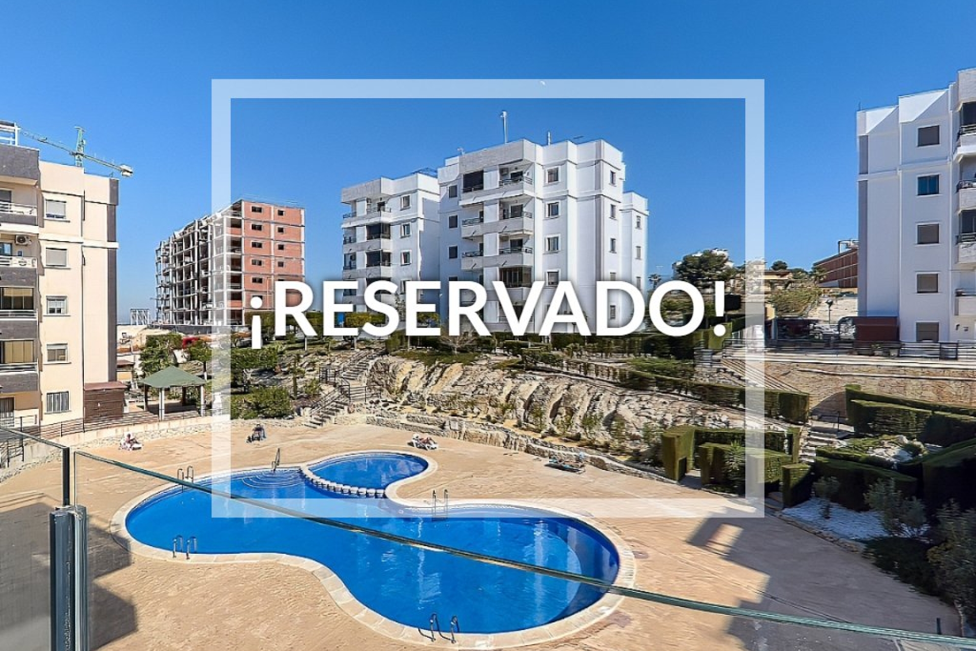 RESERVED! Res. Angelina 2nd floor modern apartment facing pool, San Miguel de Salinas