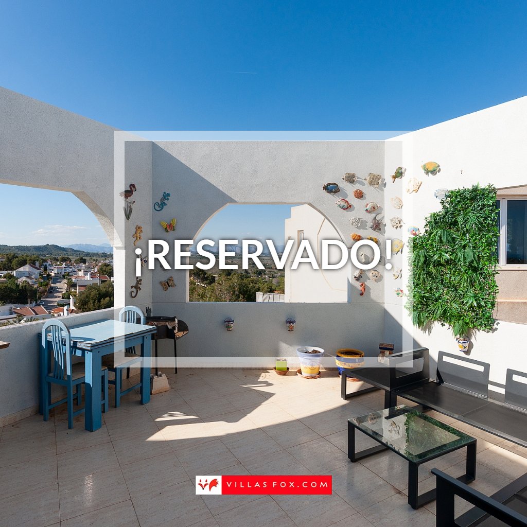RESERVED! Los Pinos 1-bedroom upper apartment with large terrace, great views, San Miguel de Salinas