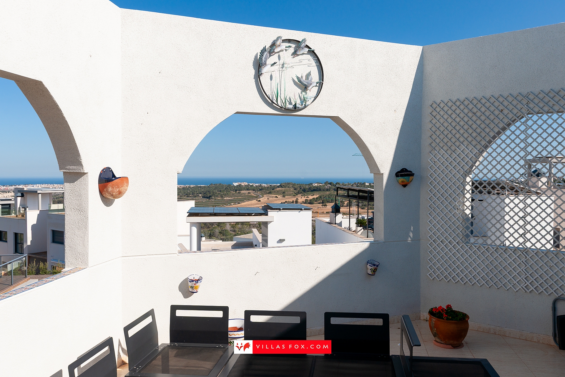 Los Pinos upper floor studio apartment with large terrace, San Miguel de Salinas-11