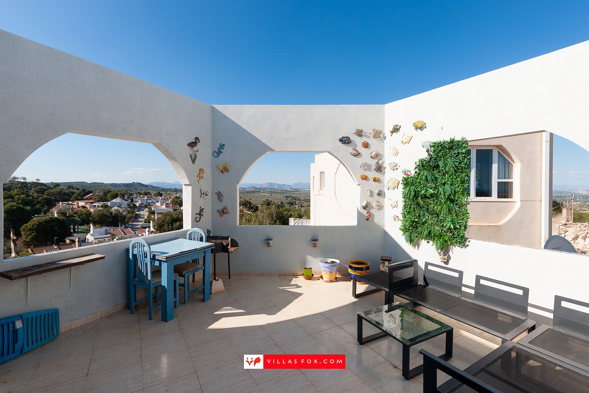 Los Pinos upper floor studio apartment with large terrace, San Miguel de Salinas-14