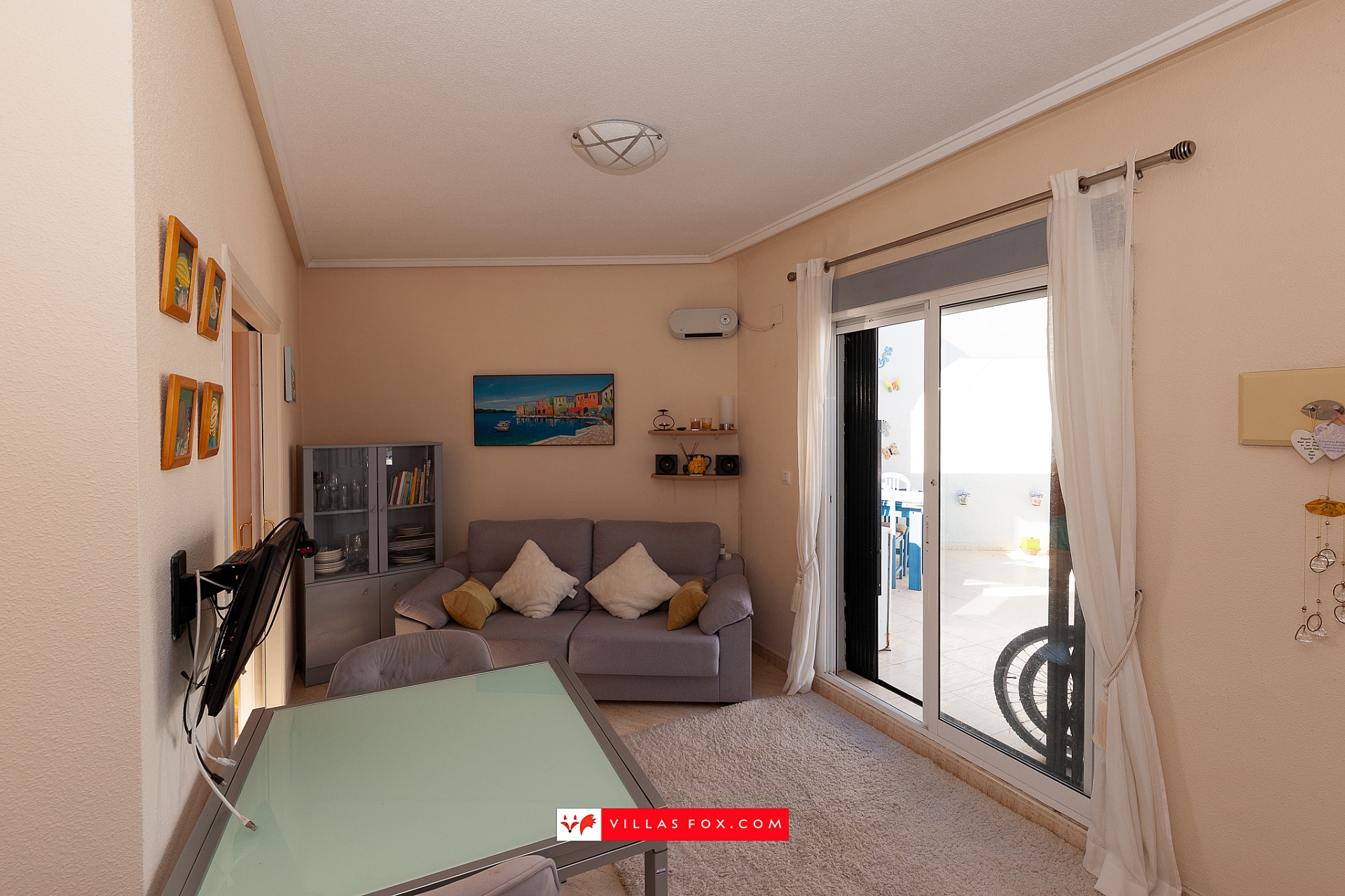 Los Pinos upper floor studio apartment with large terrace, San Miguel de Salinas-2