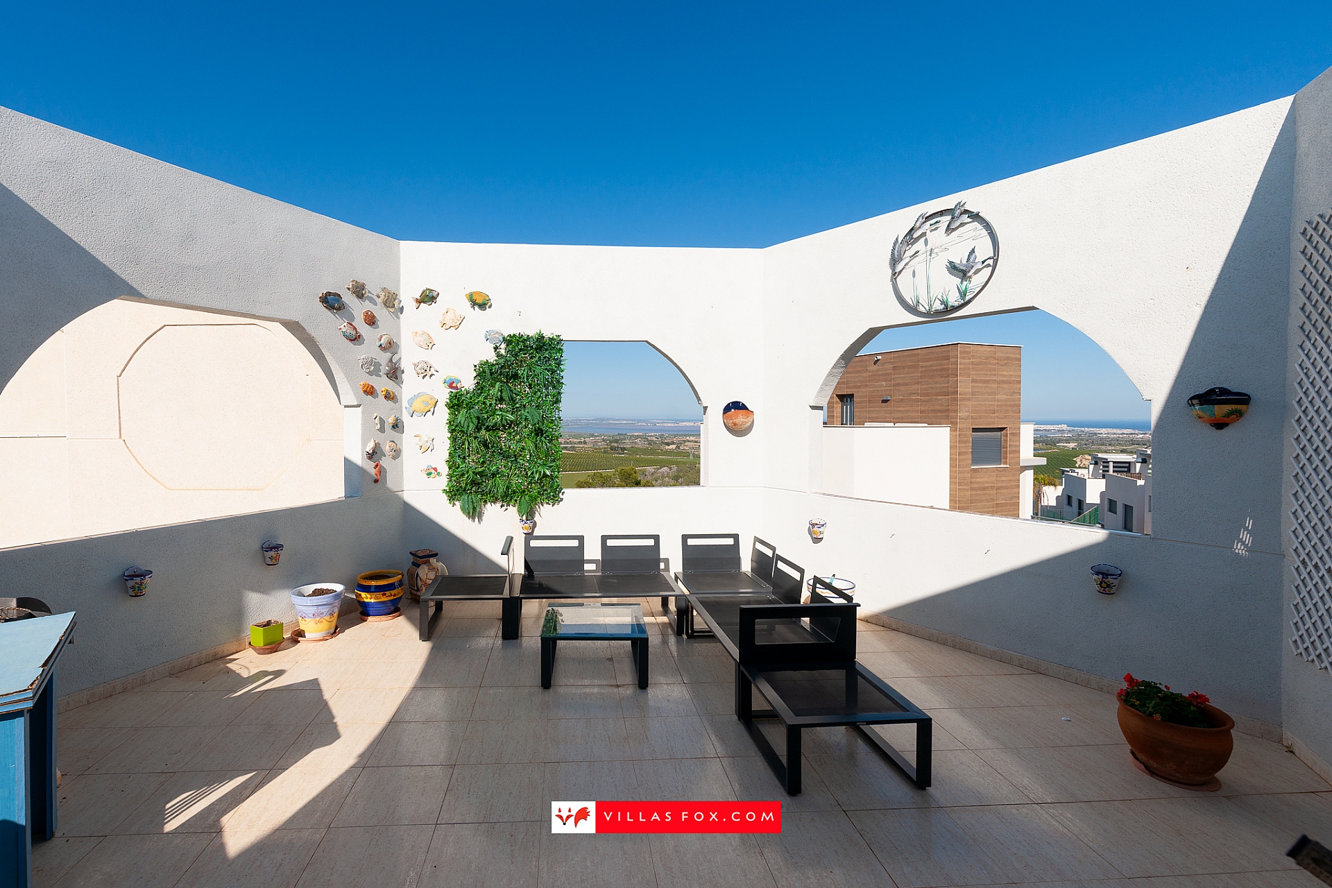 Los Pinos upper floor studio apartment with large terrace, San Miguel de Salinas-8