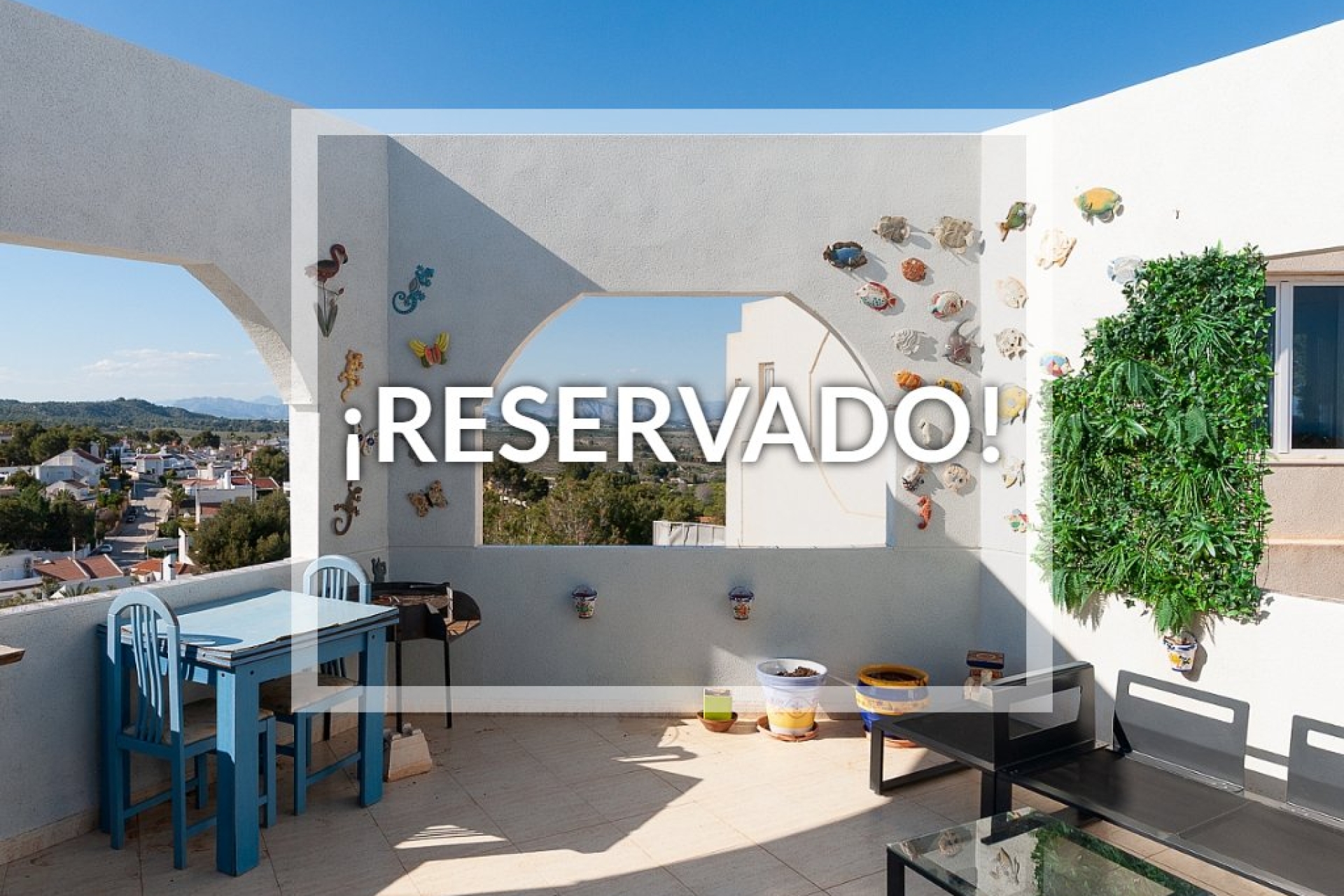 RESERVED! Los Pinos 1-bedroom upper apartment with large terrace, great views, San Miguel de Salinas