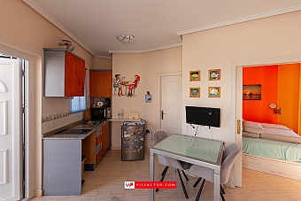 Los Pinos upper floor studio apartment with large terrace, San Miguel de Salinas-7
