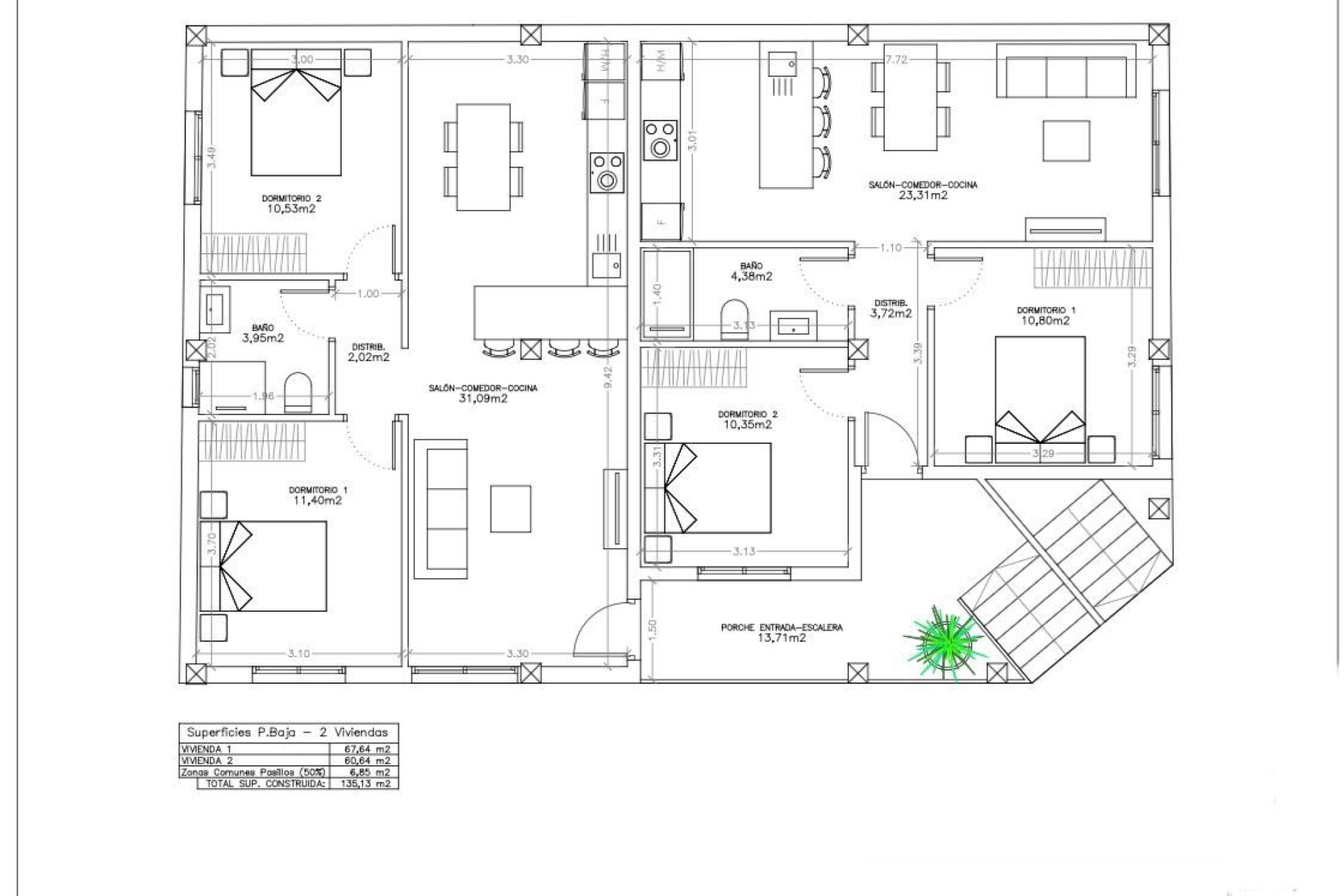 Business premises on two levels, San Miguel de Salinas