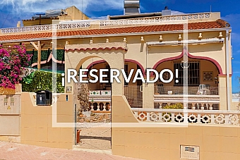 RESERVED!  2-bedroom semi-detached villa with large garden and underbuild, Balcón de la Costa Blanca, San Miguel de Salinas