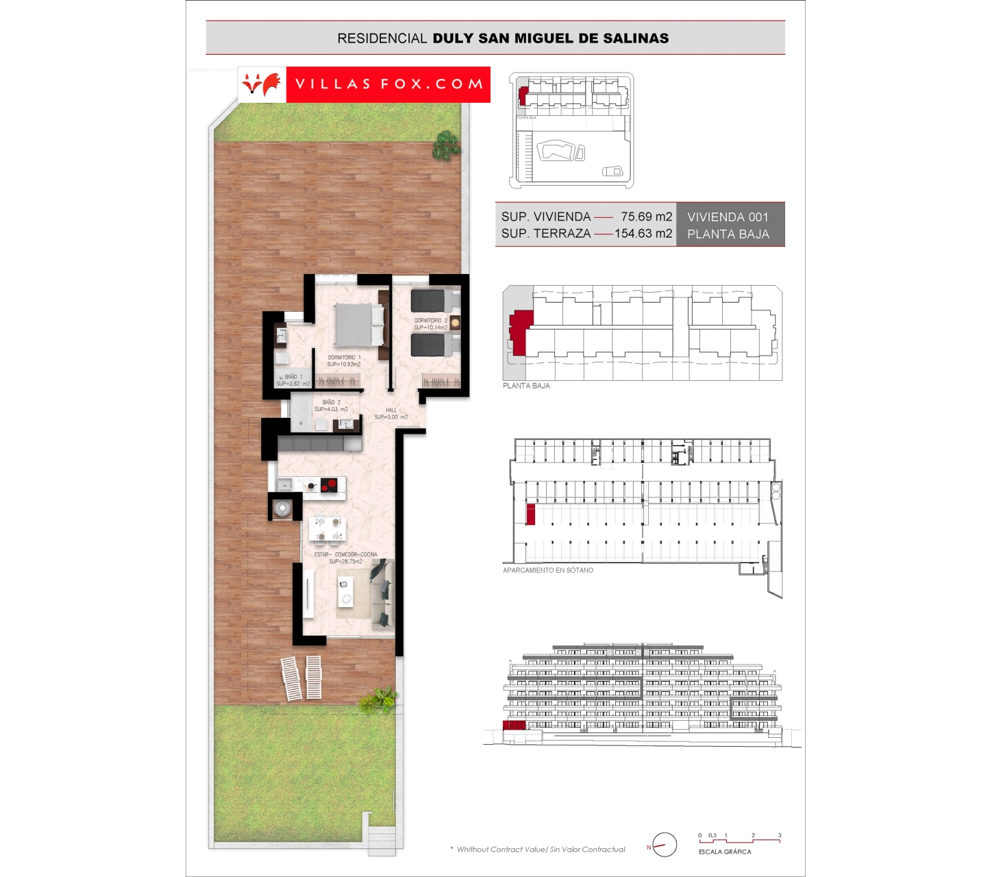 Luxury 2-bedroom new-build apartments San Miguel de Salinas, Alicante-14