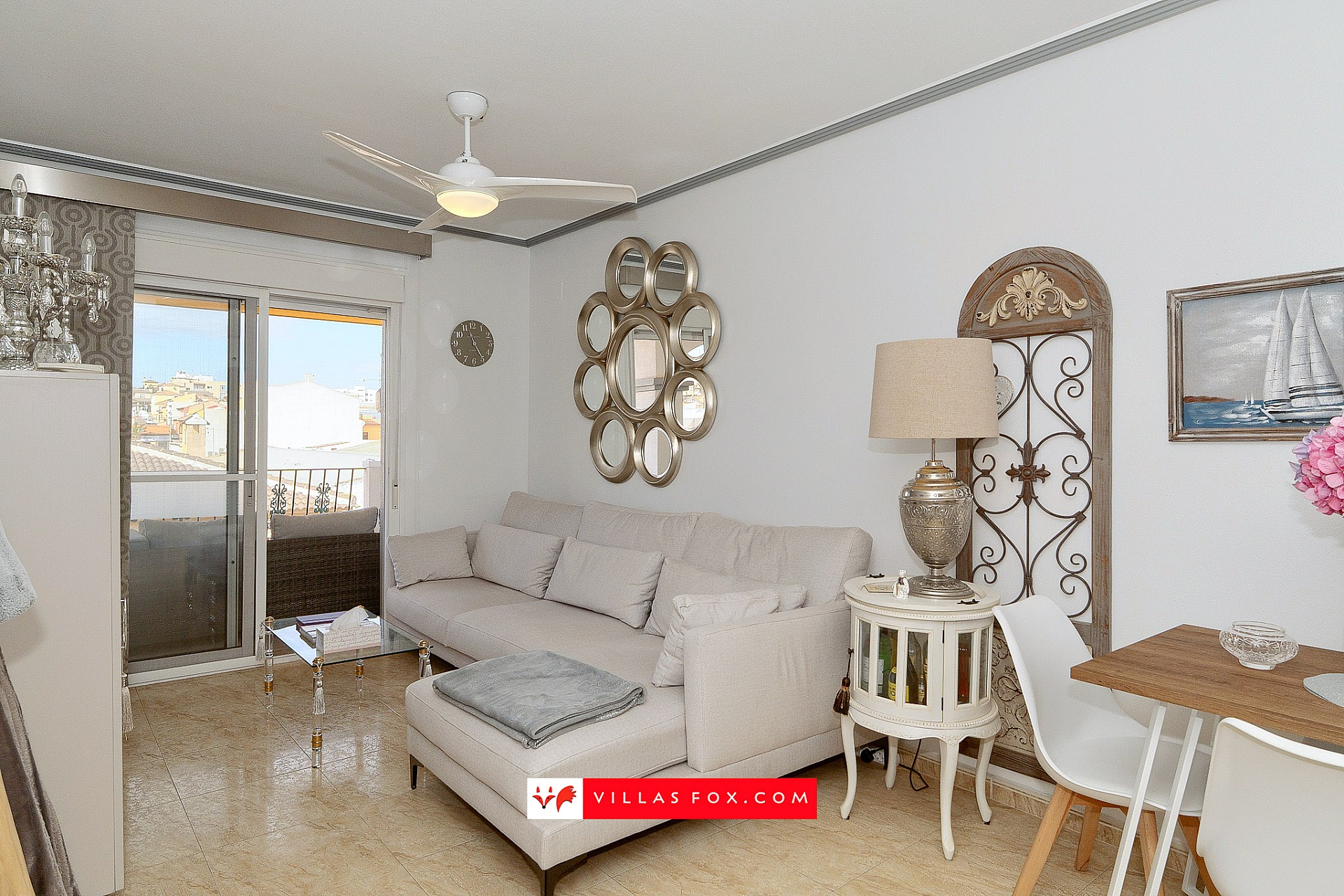 2-bedroom Costa Paraíso IV apartment on top floor with garage space, private solarium, San Miguel de Salinas