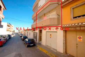 22105, 3-bedroom apartment (1 double and 2 single bedrooms), centre of San Miguel de Salinas